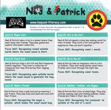 Load image into Gallery viewer, Ned & Patrick Kit 1 - Syllable Types